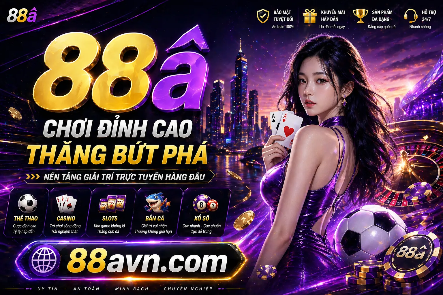 Hình ảnh trung tâm trợ giúp vvv888 với các biểu tượng hỗ trợ khách hàng 24/7